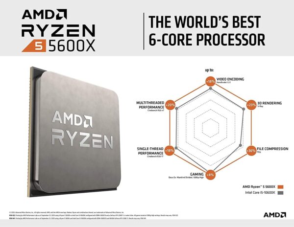 Procesador AMD Ryzen 5 5600X - Image 2